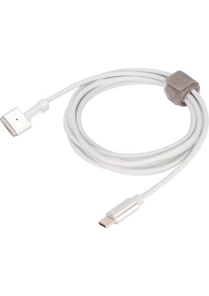 Type C To Magnetic T For Macbook Type C Male To Magsafe 2 45W Pd Hızlı Şarj Pvc Şarj Kablosuikinci Nesil (Yurt Dışından)