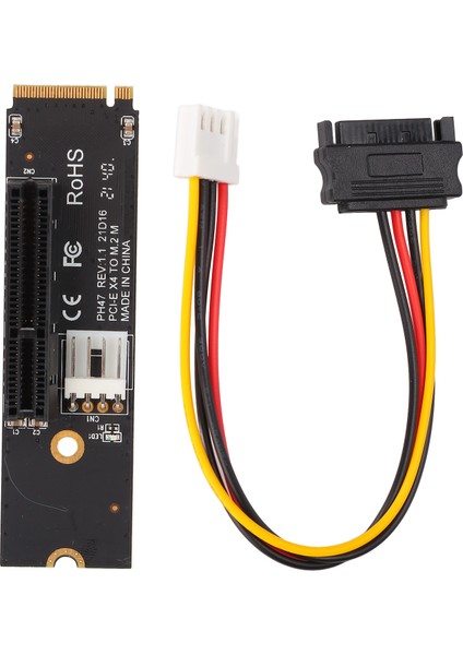 Ngff/m.2 - Pcıe X4 Yükseltici Kartı Ngff/m.2 - Pcıe X4 Adaptör Kartı, Bitcoin Miner Madenciliği Için LED Göstergeleri ile (Yurt Dışından)