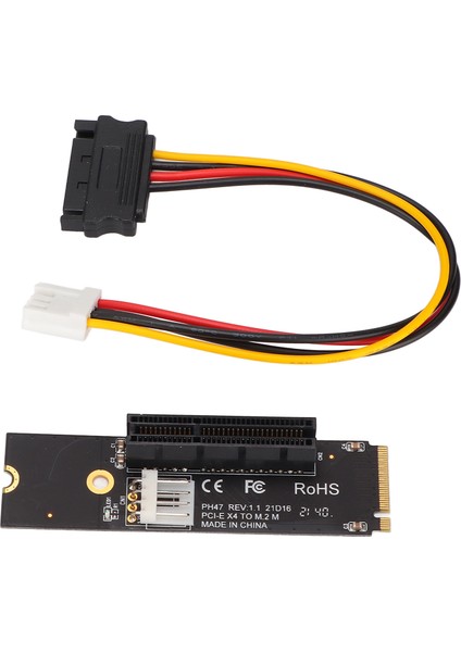 Ngff/m.2 - Pcıe X4 Yükseltici Kartı Ngff/m.2 - Pcıe X4 Adaptör Kartı, Bitcoin Miner Madenciliği Için LED Göstergeleri ile (Yurt Dışından)