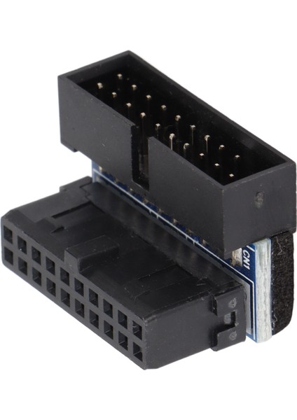 Anakart Direksiyon Konnektörü Çok Katmanlı Devre Kartı Usb3.0 90° Döndürme Dirseği 19P/20P Dikey Pin Adaptörü (Yurt Dışından)