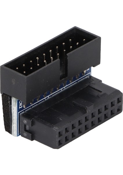 Anakart Direksiyon Konnektörü Çok Katmanlı Devre Kartı Usb3.0 90° Döndürme Dirseği 19P/20P Dikey Pin Adaptörü (Yurt Dışından)