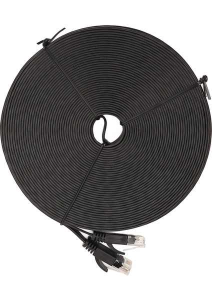 Gigabit Ağ Kablosu 66FT Uzunluk 1000MBPS RJ45 Port Cat6 Ağ Kablosu Ethernet Kablosu Yönlendiriciler Dizüstü Bilgisayarlar Için Siyah (Yurt Dışından) modelleri