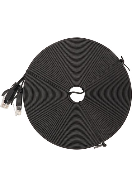 Gigabit Ağ Kablosu 66FT Uzunluk 1000MBPS RJ45 Port Cat6 Ağ Kablosu Ethernet Kablosu Yönlendiriciler Dizüstü Bilgisayarlar Için Siyah (Yurt Dışından) fırsatları