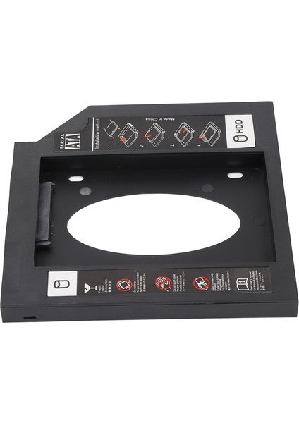 HDD Caddy Bay Genel 12.7mm 2.5in Sata'dan Sata'ya 2. HDD SSD Sabit Disk Tepsi Kapağı Dizüstü Bilgisayar CD DVD Rom Sürücü Yuvası Için (Yurt Dışından)