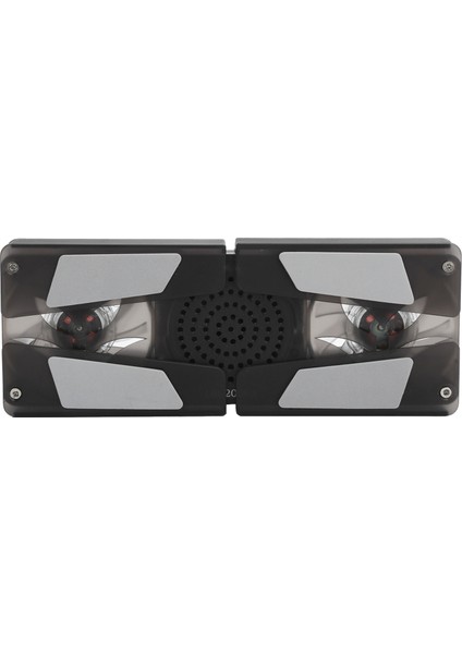 Dizüstü Soğutma Pedi 2 Şeffaf Fan Katlanabilir LED Mavi Işık Hoparlör Standı DR‑2008A (Yurt Dışından) modelleri