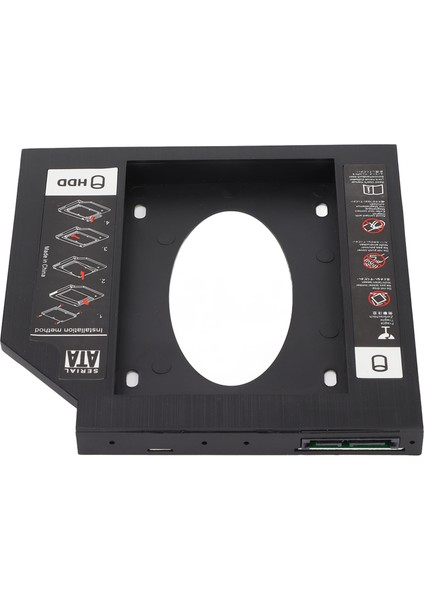 HDD Caddy Bay Genel 12.7mm 2.5in Sata'dan Sata'ya 2. HDD SSD Sabit Disk Tepsi Kapağı Dizüstü Bilgisayar CD DVD Rom Sürücü Yuvası Için (Yurt Dışından)