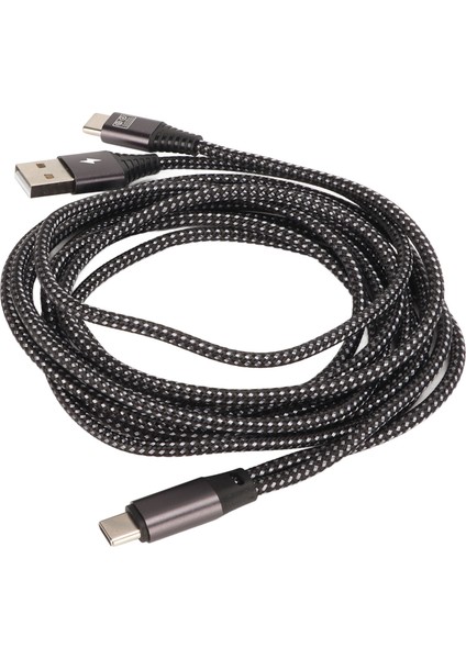 2'si 1 Arada USB Type C Ayırıcı Taşınabilir Hızlı Şarj USB C Ayırıcı Type C Otg Veri Kablosu Adaptörü (Yurt Dışından)