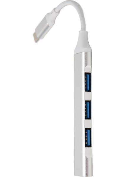 4'ü 1 Arada USB C Hub 5gbps Tak ve Çalıştır Çoklu Koruma USB C Çoklu Bağlantı Noktası Adaptörü U Disk Fare Klavye Için (Yurt Dışından)