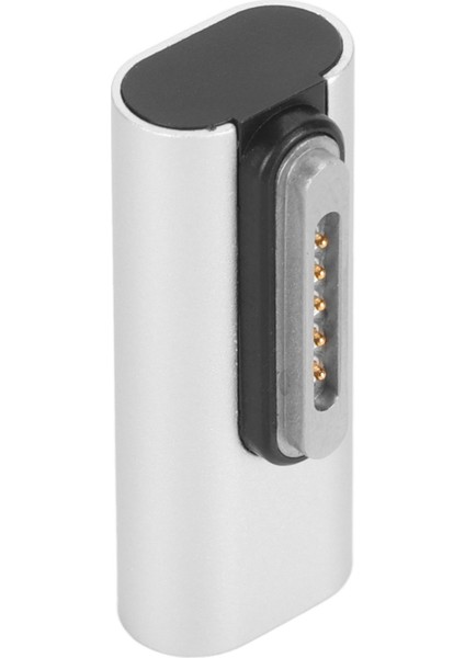 Type C To Magnetic Adapter 140W Pd Hızlı Şarj LED Göstergesi Çinko Alaşımlı USB C To Magnetic Adapter Os x Laptop Orta Büküm (Yurt Dışından)