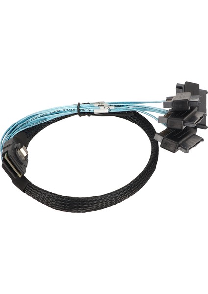Mini Sas Sff 8087 Ila 8482 4 Seri Ata Arayüz Adaptör Kablosu Güç Aktarım Dönüştürücü Kablosu 0,5 Metre / 1,6 Ft (Yurt Dışından)