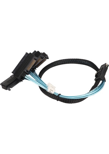 Mini Sas Sff 8087 Ila 8482 4 Seri Ata Arayüz Adaptör Kablosu Güç Aktarım Dönüştürücü Kablosu 0,5 Metre / 1,6 Ft (Yurt Dışından)