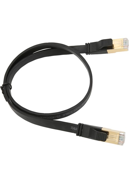 Cat 8 Ethernet Kablosu 40GBPS 2000MHZ RJ45 Erkek Arayüz 0,5 Metre/19,7 Inç Ethernet Kablosu Ps5 Için Yönlendirici Için (Yurt Dışından)