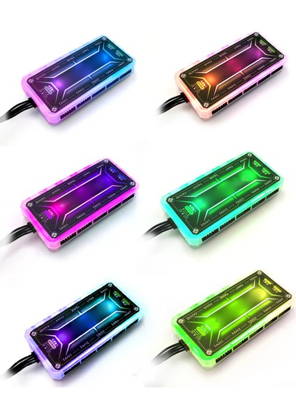 Rgb Kasa Fanı Anakart Kontrolcüsü Güçlü Penetrasyon Müzik Algılama Ritim Abs Rgb Anakart Kontrolcüsü (Yurt Dışından) fırsatları