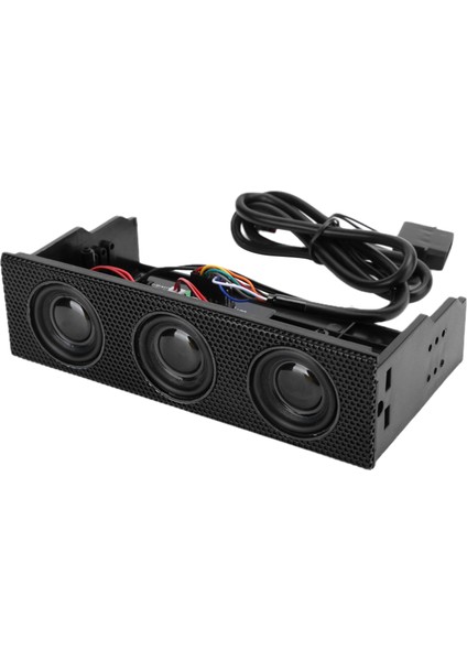 Pc Ön Panel Hoparlör Stereo Surround Bilgisayar Kasası Dahili Mikrofon Hoparlör 5.25IN STW9005 (Yurt Dışından)