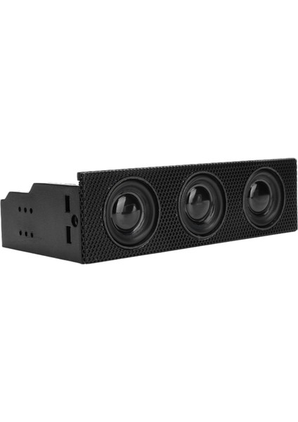Pc Ön Panel Hoparlör Stereo Surround Bilgisayar Kasası Dahili Mikrofon Hoparlör 5.25IN STW9005 (Yurt Dışından)