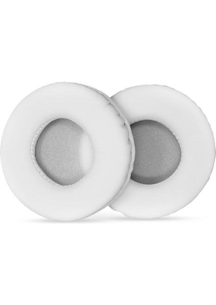Yedek Kulak Yastıkları Pu Deri Kulak Yastıkları Philips/rapoo/audio-Technica/sony/logitech Kulaklık Kulak Yastıkları 60MM Beyaz Için Yedek (Yurt Dışından)