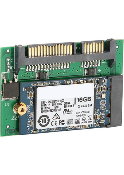 Sata Adaptörü M.2 SSD 2'si 1 Arada Büyük Kapasiteli Kararlı Güvenilir Taşınabilir Tak ve Çalıştır Bilgisayar Aksesuarları 16GB (Yurt Dışından) fırsatları