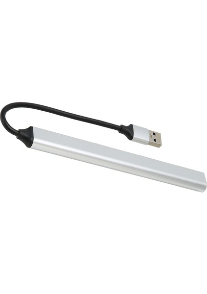Usb3.0 Hub Taşınabilir Ultra Ince Alüminyum Çok Fonksiyonlu 7 Port Genişletici Adaptörü Dizüstü Bilgisayar Için USB Veri Hub'ı (Yurt Dışından)