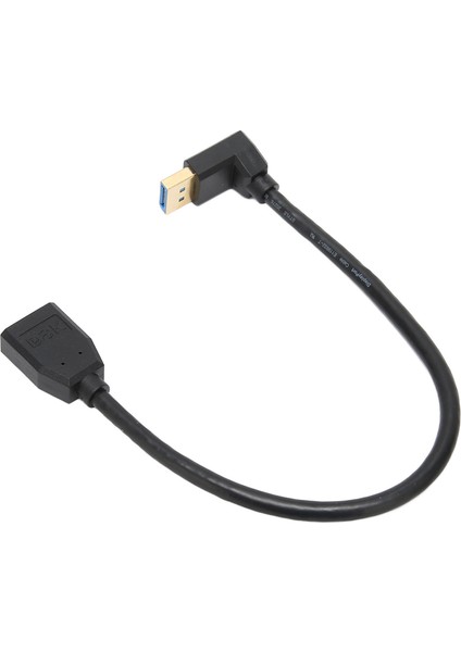 Displayport Erkek - Displayport Dişi Destekli 8k 60HZ 4K 144HZ 0,3 Metre 90° Dirsek Displayport 1,4 DVD Kablosu (Yurt Dışından)