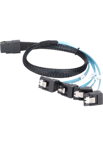 Mini Sas 36PIN Kablo Plastik Dayanıklı 12GBPS Yüksek Hız Kararlı Performans Mini Sas - 4 Sata Kablosu (Yurt Dışından)