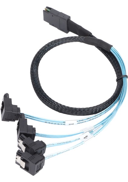 Mini Sas 36PIN Kablo Plastik Dayanıklı 12GBPS Yüksek Hız Kararlı Performans Mini Sas - 4 Sata Kablosu (Yurt Dışından)