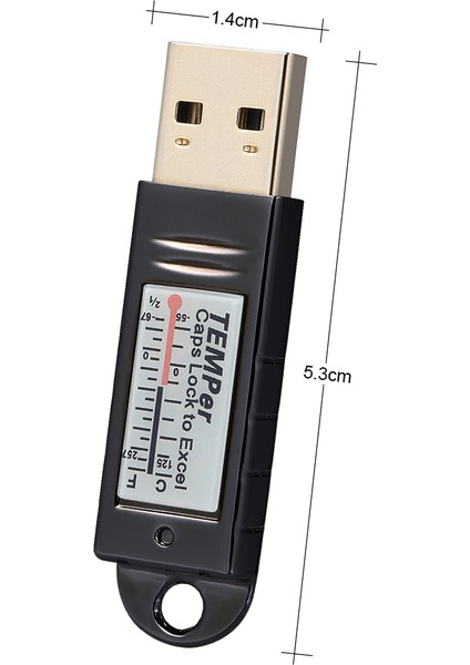 Pcsensor USB Termometre Sıcaklık Sensörü Veri Kaydedici Kaydedici Pc Dizüstü Bilgisayar Gümüş (Yurt Dışından) fırsatları