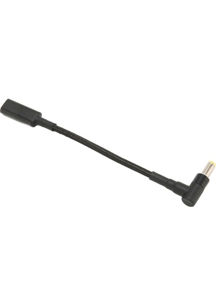 USB C - Dc 5.5x2.5mm Adaptör Naylon Örgülü 100W Çift Çip Güvenli USB C Dişi - Erkek Adaptör Dizüstü Bilgisayar Için (Yurt Dışından)