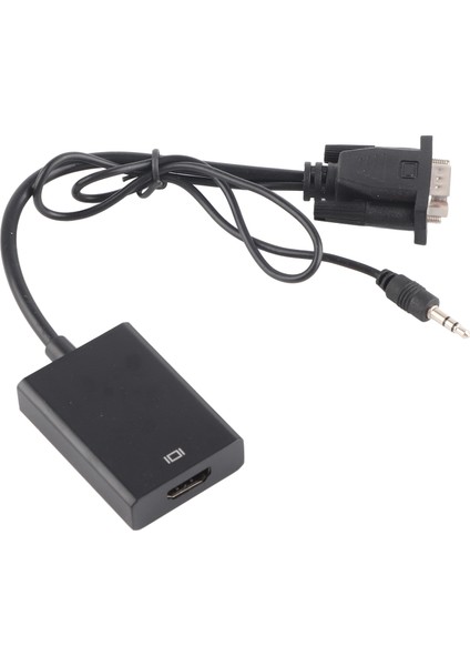 Vga'dan Hd Multimedya Arayüz Dönüştürücü 1080P USB Güç Kaynağı VGA Adaptörü 3,5 mm Ses Kablosu ile Pc Tv Monitör Için (Yurt Dışından)