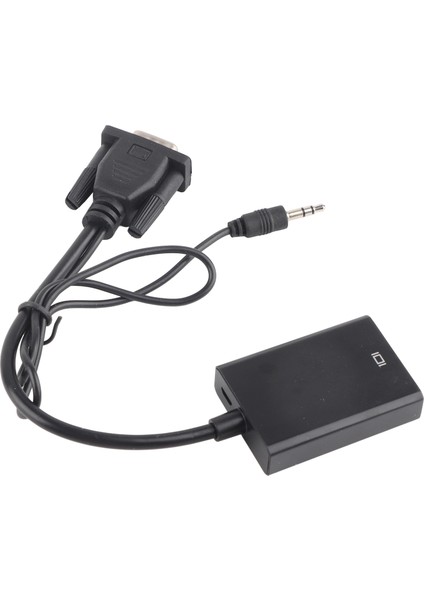 Vga'dan Hd Multimedya Arayüz Dönüştürücü 1080P USB Güç Kaynağı VGA Adaptörü 3,5 mm Ses Kablosu ile Pc Tv Monitör Için (Yurt Dışından)