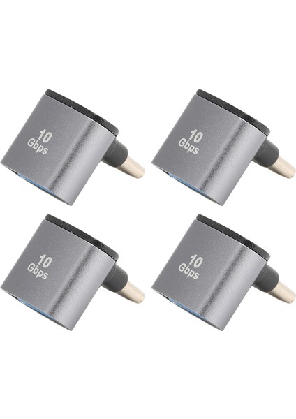 4 Adet Dik Açı USB C'den USB Adaptörüne 10 Gbps Yüksek Hızlı 90 Derece USB Dişi'den Tip C Erkek Adaptörüne Telefon Dizüstü Bilgisayar Için (Yurt Dışından)