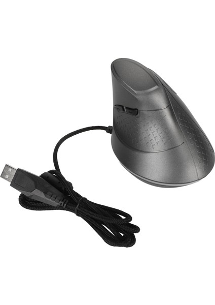 Dikey Fare 7 Programlanabilir Düğme Rgb 11 Aydınlatma Modu Ayarlanabilir Dpı Kablolu Ergonomik Dikey Fare Oyuncu Gri (Yurt Dışından)