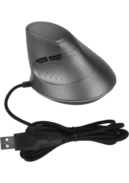 Dikey Fare 7 Programlanabilir Düğme Rgb 11 Aydınlatma Modu Ayarlanabilir Dpı Kablolu Ergonomik Dikey Fare Oyuncu Gri (Yurt Dışından)