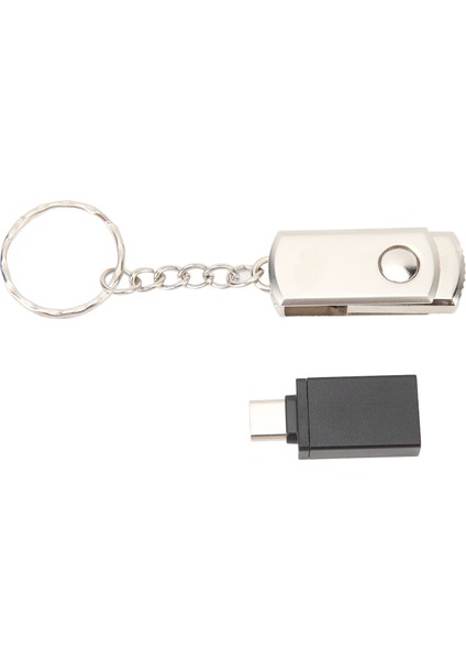 USB Flash Sürücü Hızlı Aktarım Hızı USB 2.0 Sürücü Usb'den Tip C Adaptörüne Dizüstü Bilgisayar Tablet Gümüş 32 GB (Yurt Dışından)