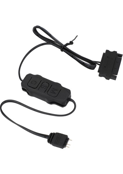 Argb Kontrol Cihazı Profesyonel 5V 3 Pin Sata Güç Kaynağı Argb Işık Şeridi Uzaktan Kumanda Pc Fanlar Soğutucular Dıy Argb Cihazları Siyah (Yurt Dışından) fiyatları