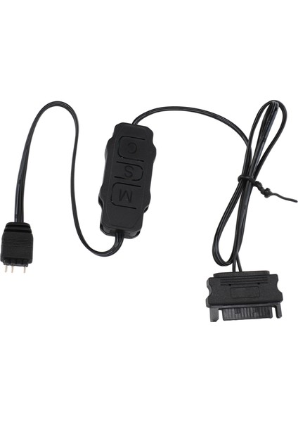 Argb Kontrol Cihazı Profesyonel 5V 3 Pin Sata Güç Kaynağı Argb Işık Şeridi Uzaktan Kumanda Pc Fanlar Soğutucular Dıy Argb Cihazları Siyah (Yurt Dışından) modelleri