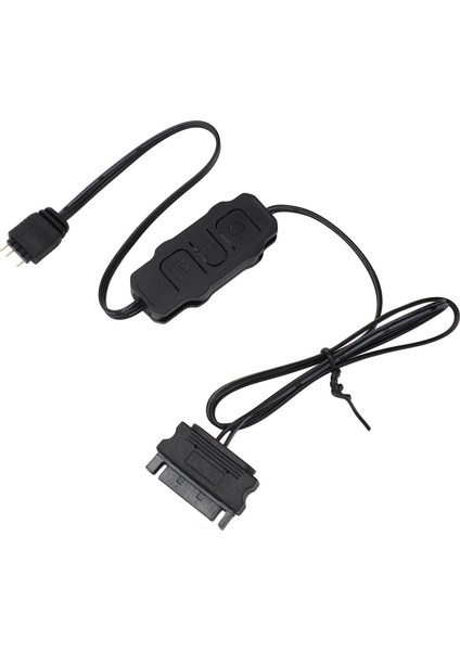 Argb Kontrol Cihazı Profesyonel 5V 3 Pin Sata Güç Kaynağı Argb Işık Şeridi Uzaktan Kumanda Pc Fanlar Soğutucular Dıy Argb Cihazları Siyah (Yurt Dışından) fırsatları