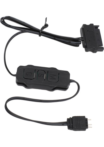 Argb Kontrol Cihazı Profesyonel 5V 3 Pin Sata Güç Kaynağı Argb Işık Şeridi Uzaktan Kumanda Pc Fanlar Soğutucular Dıy Argb Cihazları Siyah (Yurt Dışından) indirimleri