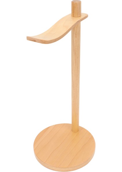 Ahşap Kulaklık Askısı Kavisli Kulaklık Tutucu Standı Masa Kulaklık Montaj Rafı Oyun Kulaklıkları Ekranı (Yurt Dışından)