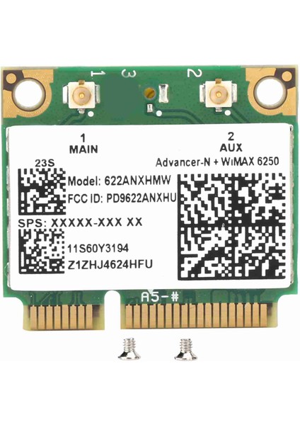 Kablosuz Ağ Kartı Dualband 300M 2.4 5g Wifi Pcıe Intel Advancedn Wimax 6250 Için (Yurt Dışından)
