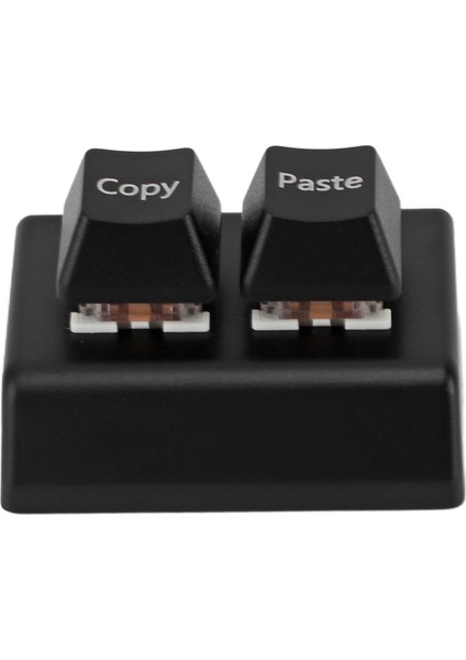 Programlanabilir Tuş Takımı 2 Tuş Kopyala Yapıştır Kırmızı Anahtar USB C Bağlantısı Mini Mekanik Tuş Takımı Oyun Ofis Medya Için (Yurt Dışından)