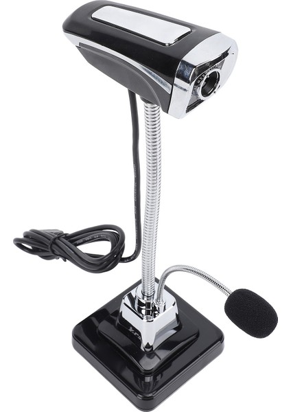 USB Web Kamera 360 Derece 640 x 480 Ayarlanabilir Odaklama Bilgisayar Kamerası Gürültü Gizleme Mikrofonlu (Yurt Dışından)