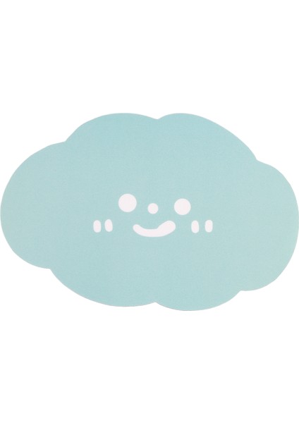 Mini Mouse Pad Sevimli Bulut Şekli Ins Stil Yenilikçi Bilgisayar Mouse Matı Ev Ofis Seyahat 1# Mavi (Yurt Dışından)