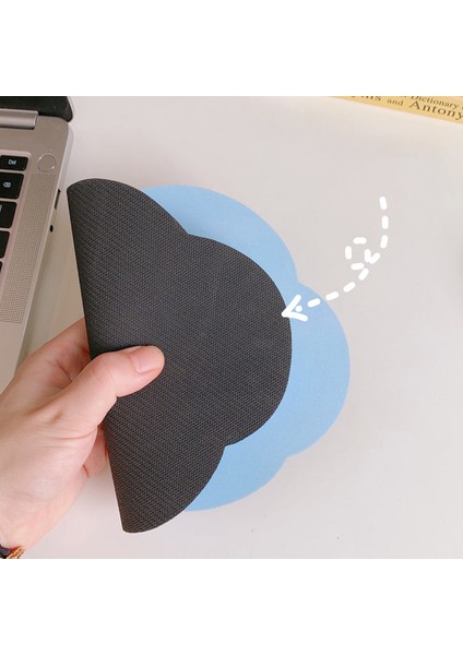 Mini Mouse Pad Sevimli Bulut Şekli Ins Stil Yenilikçi Bilgisayar Mouse Matı Ev Ofis Seyahat 1# Mavi (Yurt Dışından) modelleri