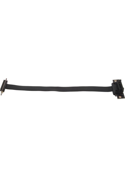 Pcıe 3.0 1x Uzatma Kablosu Çift 90 Derece Sağ Açı Pcıe 3.0 1x Yükseltici Kart Adaptörü Şerit Uzatıcı 10CM / 3.9in (Yurt Dışından)
