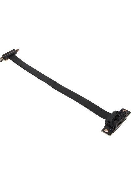 Pcıe 3.0 1x Uzatma Kablosu Çift 90 Derece Sağ Açı Pcıe 3.0 1x Yükseltici Kart Adaptörü Şerit Uzatıcı 10CM / 3.9in (Yurt Dışından)