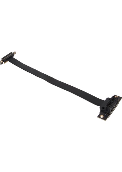 Pcıe 3.0 1x Uzatma Kablosu Çift 90 Derece Sağ Açı Pcıe 3.0 1x Yükseltici Kart Adaptörü Şerit Uzatıcı 10CM / 3.9in (Yurt Dışından)
