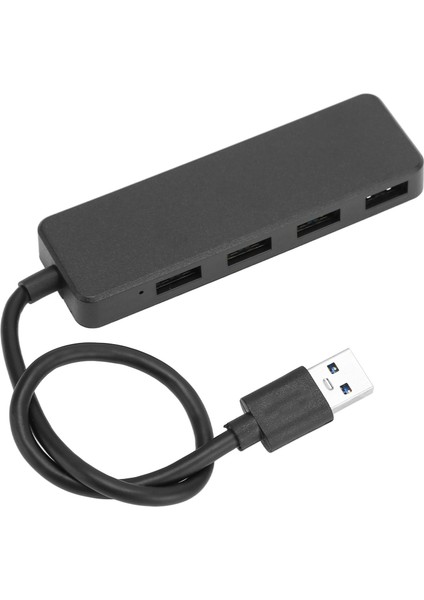USB 3.0 4 Port Hub 5gbps Yüksek Hızlı 4'ü 1 Arada Koruma Fonksiyonu USB Ayırıcı Ev Seyahat Ofis Açık Hava Için (Yurt Dışından)