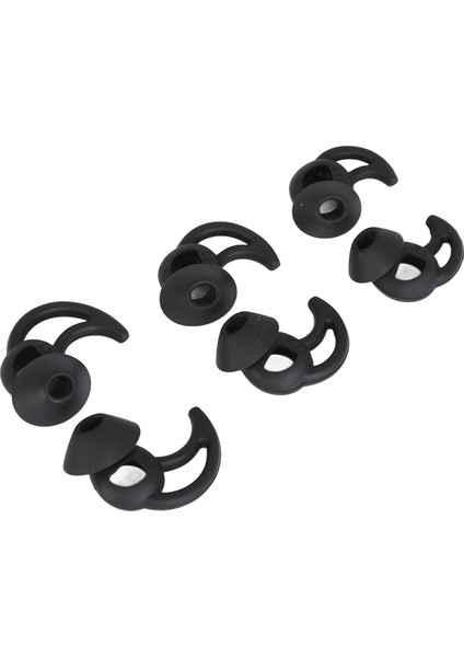 3 Set Silikon Kulaklık Ucu Profesyonel Gürültü Azaltma Rahat Yumuşak Spor Kulaklık Ucu Spor Kulaklıklar Için Yedek Siyah (Yurt Dışından) fiyatları