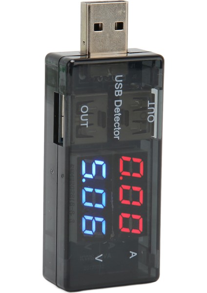 Çift USB Test Cihazı 1 Giriş 2 Çıkış LCD Güç Akım Voltaj Ölçer Multimetre Cep Telefonları Tabletler Dizüstü Bilgisayarlar Araba Şarj Cihazları Için (Yurt Dışından)