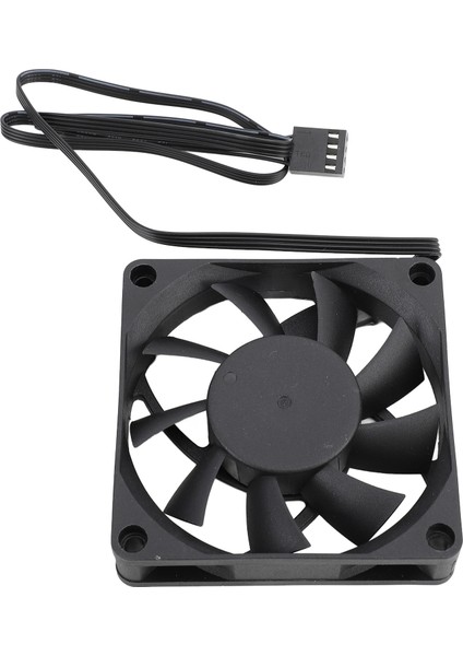 70MM Pwm Fan Çift Bilyalı Rulmanlı Soğutma Fanı 4 Pin Pwm Akıllı Sıcaklık Kontrolü Pc Kasa Fanı Hızı 2500 Rpm'ye Kadar 7 Kanat (Yurt Dışından) modelleri